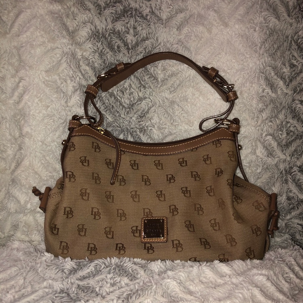 Tan Dooney and Bourke hobo handbag